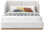 Jardin Boucle Fabric Upholstered Bed - Image 3