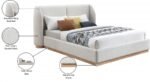 Jardin Boucle Fabric Upholstered Bed - Image 8
