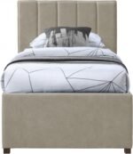 Hudson Vegan Leather Upholstered Twin Trundle Bed - Image 3