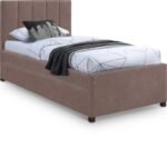 Hudson Vegan Leather Upholstered Twin Trundle Bed