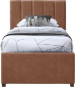 Hudson Vegan Leather Upholstered Twin Trundle Bed - Image 3