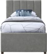 Hudson Vegan Leather Upholstered Twin Trundle Bed - Image 3