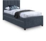 Hudson Vegan Leather Upholstered Twin Trundle Bed