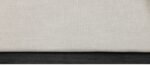 Alfie Linen Textured Fabric Upholstered Bed - Image 7