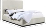 Alfie Linen Textured Fabric Upholstered Bed - Image 8