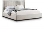 Logan Linen Textured Fabric Upholstered Bed