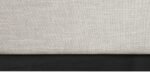 Logan Linen Textured Fabric Upholstered Bed - Image 7