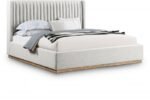 Logan Linen Textured Fabric Upholstered Bed