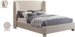Penny Linen Textured Fabric Upholstered Bed - Image 8