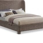 Penny Linen Textured Fabric Upholstered Bed