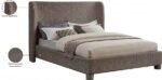 Penny Linen Textured Fabric Upholstered Bed - Image 8