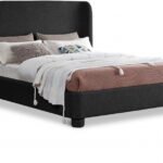 Penny Boucle Fabric Upholstered Bed