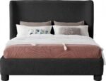 Penny Boucle Fabric Upholstered Bed - Image 3