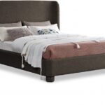 Penny Boucle Fabric Upholstered Bed