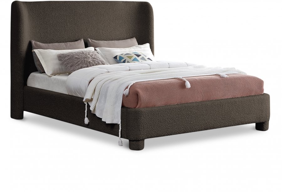 27814.jpg Penny Boucle Fabric Upholstered Bed - Image 1