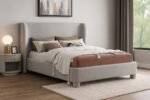 Penny Boucle Fabric Upholstered Bed - Image 2