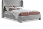 Penny Boucle Fabric Upholstered Bed
