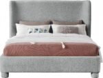 Penny Boucle Fabric Upholstered Bed - Image 3