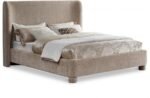 Penny Chenille Fabric Upholstered Bed