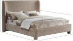 Penny Chenille Fabric Upholstered Bed - Image 10