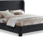 Penny Chenille Fabric Upholstered Bed