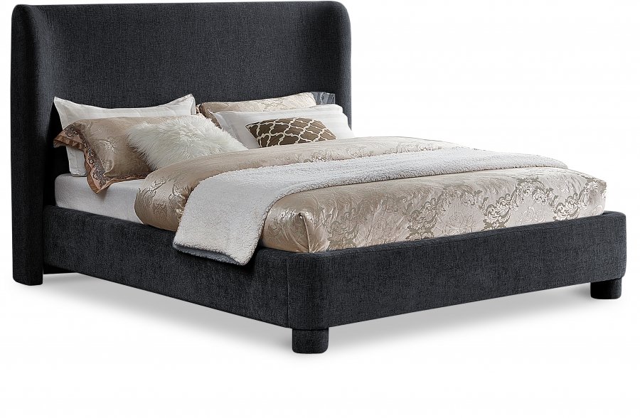 27834.jpg Penny Chenille Fabric Upholstered Bed - Image 1