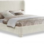 Penny Chenille Fabric Upholstered Bed