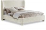 Penny Chenille Fabric Upholstered Bed