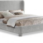 Penny Chenille Fabric Upholstered Bed