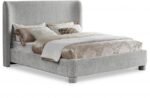 Penny Chenille Fabric Upholstered Bed