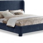 Penny Chenille Fabric Upholstered Bed