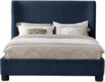 Penny Chenille Fabric Upholstered Bed - Image 3