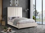 Via Velvet Upholstered Bed - Image 3