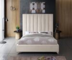 Via Velvet Upholstered Bed - Image 5