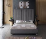 Via Velvet Upholstered Bed - Image 5