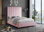 Via Velvet Upholstered Bed - Image 3