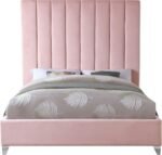 Via Velvet Upholstered Bed - Image 4