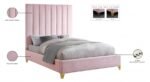 Via Velvet Upholstered Bed - Image 7