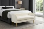 Audrey Velvet Upholstered Bench - Image 2