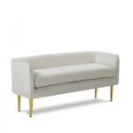 Audrey Velvet Upholstered Bench
