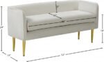 Audrey Velvet Upholstered Bench - Image 5