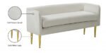 Audrey Velvet Upholstered Bench - Image 6