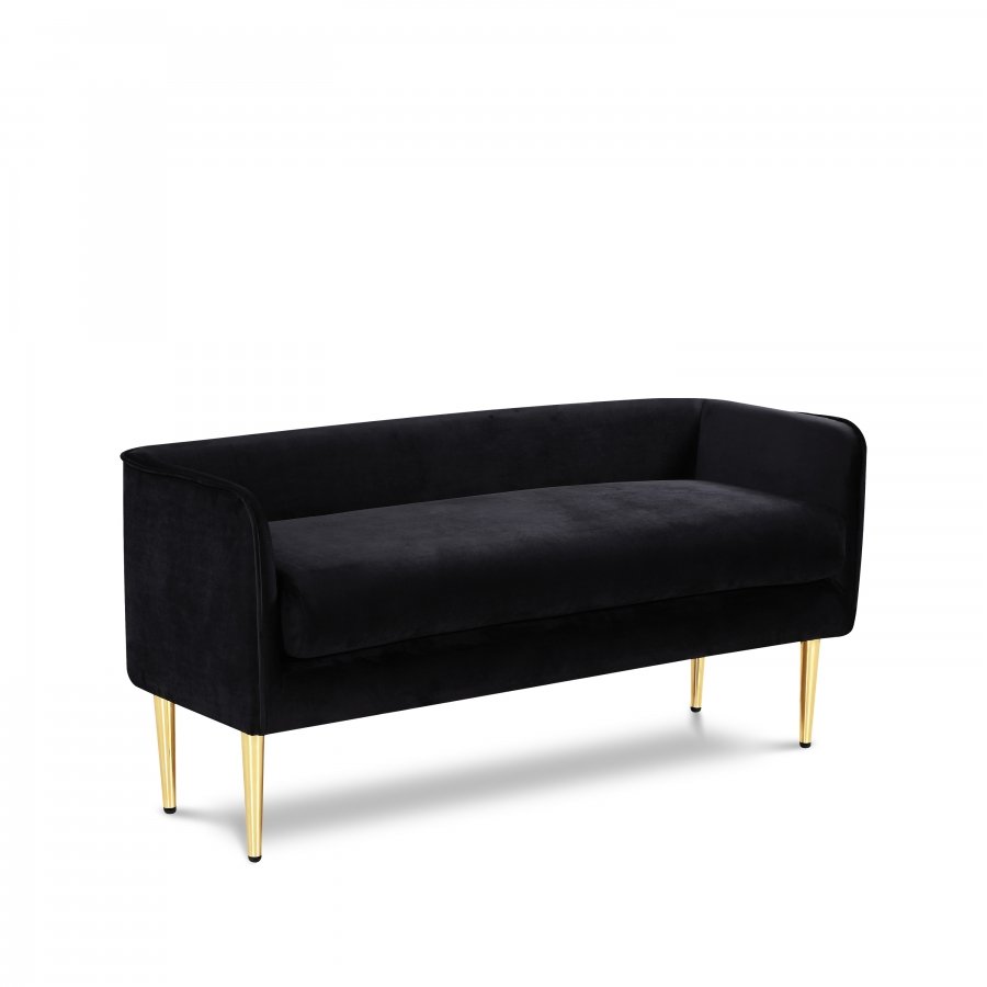 2909.jpg Audrey Velvet Upholstered Bench - Image 1