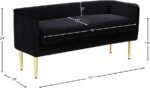 Audrey Velvet Upholstered Bench - Image 5