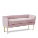 Audrey Velvet Upholstered Bench