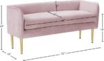 Audrey Velvet Upholstered Bench - Image 5