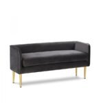 Audrey Velvet Upholstered Bench