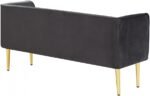 Audrey Velvet Upholstered Bench - Image 4