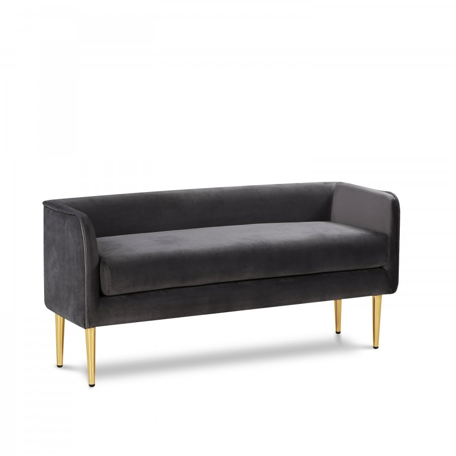 2911.jpg Audrey Velvet Upholstered Bench - Image 1