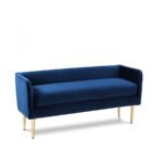 Audrey Velvet Upholstered Bench